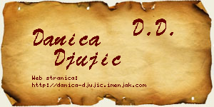 Danica Đujić vizit kartica